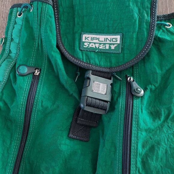 Green Kipling Safety Backpack - Picture 3 of 9
